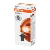 Set 10 Becuri Bord B8.5D, Soclu Negru, 12V 1.2W, Osram