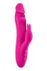 Vibrator Booster Rabbit FemmeFunn, 7 Moduri Vibratii, 3 Moduri Rotatii, Silicon Premium, USB, Roz, 21.6 cm