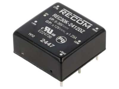 Convertor DC/DC RECOM 30W 9-36V la 12V/-12V foto