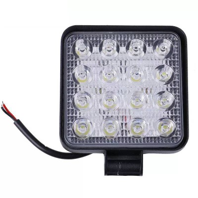 Proiector LED auto Offroad 16 led 48W patrat foto