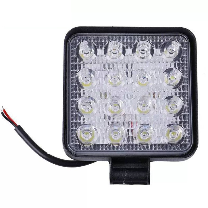 Proiector LED auto Offroad 16 led 48W patrat