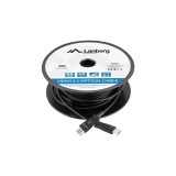 Cablu optic activ HDMI 2.1 Lanberg, 50 m, tata-tata, 8K 60 Hz, negru