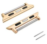 Cumpara ieftin Adaptor Conector pentru Apple Watch &ndash; Oțel Inoxidabil Auriu-Roze &ndash; 38-49 mm &ndash;