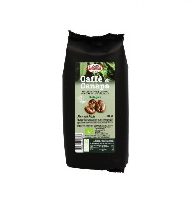 Cafea si canepa bio 250g Salomoni Cafe