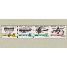 Ungaria 1967 - Aerofila I, aviatie, zbor, serie neuzata