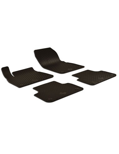 Set covorase auto din cauciuc tip tavita pentru Audi Q7 (2015-), Q8 (2018-) (Inclusiv Hybrid)