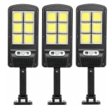 3 x Lampa Solara 6 COB Panou Solar Senzor Miscare Lumina Si Telecomanda W756-6