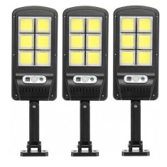 3 x Lampa Solara 6 COB Panou Solar Senzor Miscare Lumina Si Telecomanda W756-6