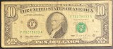 BANCNOTA STATELE UNITE, TEN DOLLARS 1995/SEMNATURA TREZORIER: Mary Ellen WITHROW