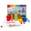 Tangram Lemn 180 piese - Pattern Blocks - CX-9130