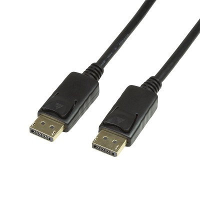 CABLU video LOGILINK, DisplayPort (T) la DisplayPort (T), 10m, conectori auriti, rezolutie maxima 4K (3840 x 2160) la 60 Hz, negru, &amp;quot;CV0077&amp;quot; (timbru v foto