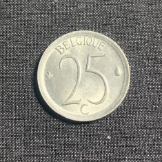 Moneda 25 centimes 1971 Belgia