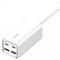 Incarcator Statie Ldnio A4610, 65W, 5A, 2 x USB-A - 2 x USB-C, Alb