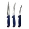 Set profesional de macelarie, injunghiat, transat, dezosat, filetat, 3 cutite otel carbon