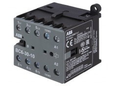 Contactor 3P 12VDC 6A NO x3 Auxiliare