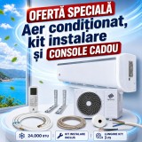 Aer conditionat 24000 BTU , kit instalare inclus + console CADOU