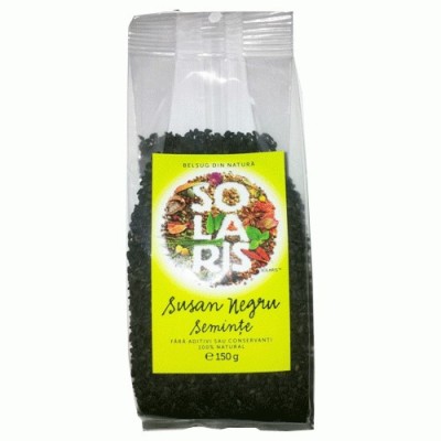 Condiment - Susan Negru Seminte Solaris 150gr foto