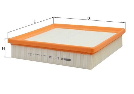 MAHLE LA 148 Filtru, aer habitaclu
