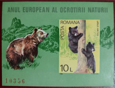 1980 Anul European al Ocrotirii Naturii - ursoaica MNH foto