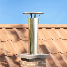 vidaXL Extensie pentru Capac de Semineu Argintiu 29 x 29 x 50 cm