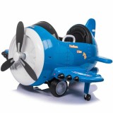 Cumpara ieftin Avion electric pentru copii Eyas plane BJ20201 60W 12V, telecomanda, culoare Albastru