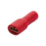 FFD-1638 Papuc auto mama 6.35mm rosu complet izolat 0.5-1.5mm2 0.8x6.35mm Safak FFD-1638