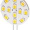 Bec LED G4 2W 12V alb cald 3000K 230lm Goobay 30588