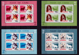 RO 2001 LP 1551a &quot;Rase de caini&quot;, minicoli de 4 serii, MNH