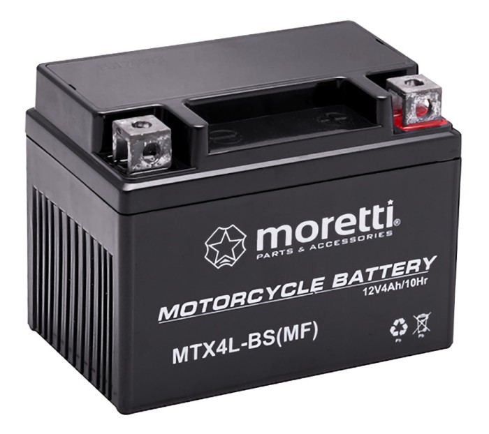 Acumulator Moretti 12V AGM (Gel) MTX4L-BS / MB4L-B Cod Produs: MX_NEW AKUYTX4L-BSXMOR000