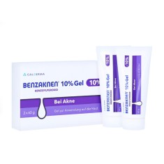 Benzaknen Gel, Galderma, Anti-Acnee, 10% peroxid benzoil, 2 x 60g