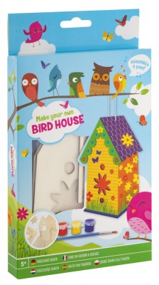 Mini casuta pasarilor cu floricele foto