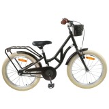 vidaXL Bicicletă pentru Copii 24 Inci pentru 8-12 ani Negru 42009697