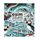 ESIM Iceland, Unlimited Plus, 30 Days