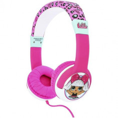 Casti Stereo OTL L.O.L. Surprise My Diva, Pentru copii, Cu fir (Roz)