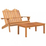 Cumpara ieftin Set mobilier de gradina Adirondack, 2 piese, lemn masiv acacia