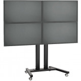 Stand VideoWALL cu baza mobila 2x2, Vogels