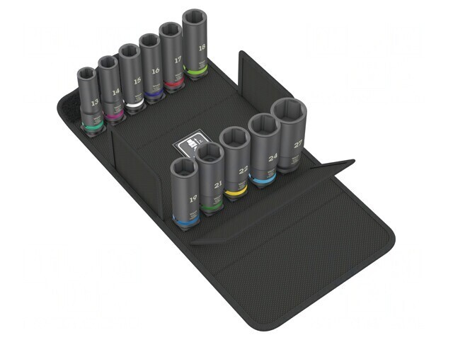 Set Chei Tubulare cu Impact 1/2 83mm 11 Buc.