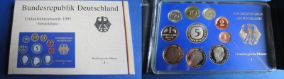 GERMANIA 1997 J, Set, DM, Proof foto