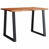 Cumpara ieftin Masa de bucatarie, 110x70x75 cm, lemn masiv de acacia