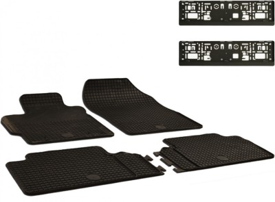 Set Covorase Auto Cauciuc Umbrella Pentru Toyota Auris (2007-2012), Corolla (2007-2013) + Suport Numar Inmatriculare Mega Drive Simplu Set 2 Buc foto