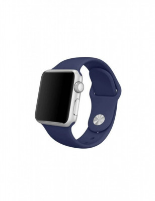 Curea Bratara Silicon Apple Watch 38mm 40mm Dark Blue foto