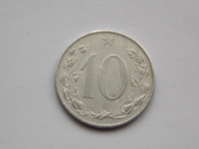 10 Hal&amp;eacute;řů 1953 Cehoslovacia foto
