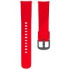 Curea silicon, compatibila Amazfit Bip 3 Pro, telescoape Quick Release, Rosu