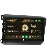 Cumpara ieftin Navigatie Honda Civic (2012-2015), Android 12, B-Octacore 6GB RAM + 128GB ROM, 9 Inch - AD-BGB9006+AD-BGRKIT007