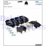 DELPHI LP2069 set placute frana,frana disc