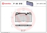 BREMBO P 44 018 PRIME LINE set placute frana,frana disc
