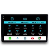 Cumpara ieftin Navigatie Dedicata Audi A4 (2001-2008), QuadCore, 9Inch, 4Gb Ram, 64Gb Stocare, Carplay
