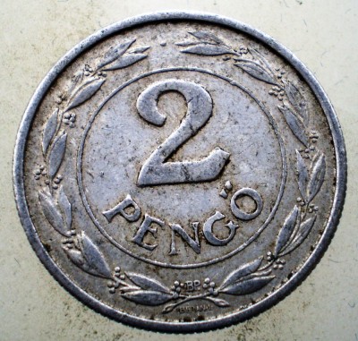 1.592 UNGARIA WWII 2 PENGO 1941 foto