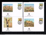 !!! F. RARR : SUDAN - LOT 4 FDC MAGARI SALBATICI - 1994