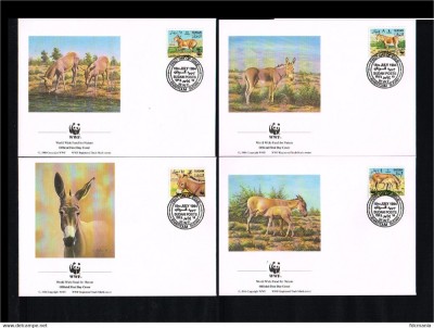 !!! F. RARR : SUDAN - LOT 4 FDC MAGARI SALBATICI - 1994 foto